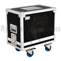 Flight-case 2 enceintes P8 NEXO-2