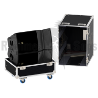 Flight cases 2 loudspeakers <br><strong>L-ACOUSTICS A15 Focus / A15 Wide</strong> in line