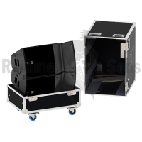 L-⁠ACOUSTICS A15 Focus/A15 Wide Flight case pour 2 enceintes en grappe