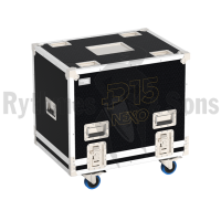 Flight-case 2 enceintes P15 NEXO-2