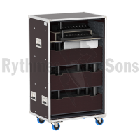 Trays rack for 20 conference units <strong>MXCW640 SHURE</strong> + Microphones + Access Point Receiver + Battery