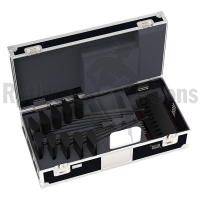 Trunk for 10 conference units <strong>MXCW640 SHURE</strong> + Microphones + Access Point Receiver + Battery