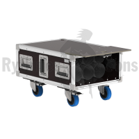 OpenRoad® Flight case for 8 short microphones stands