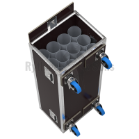 Flight-case OPENROAD® pour 12 pieds de micros