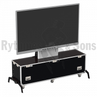 Classic Flight case with electric lift for display from 70' to 86'
