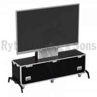 Classic Flight case with electric lift for display from 60' to 70'