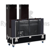 Double Classic flight-case for 1 to 2 displays from 85' to 105'