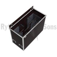 OpenRoad®+dividers Flight case for 1 to 2 displays from 32' to 42'