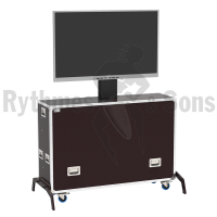 OPENROAD® Flight case with electric lift for display from 45' to 55'