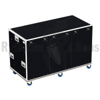 Flight-case - RACK VIDEO/AUDIO 2x12U+TAB.COU-3