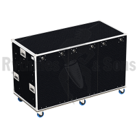 Flight-case - RACK VIDEO/AUDIO 2x12U+TAB.COU-3