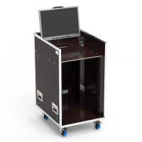 Rack vidéo 19' 16U + support écran 22'