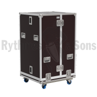 890x810xH1495 Flight-⁠case 'cloche' en 2 parties