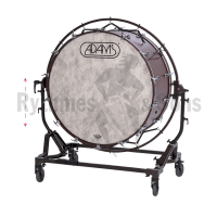 ADAMS 2BDIIF40 Concert Bass Drum stand 40'x18' synthetic head - Adjustable