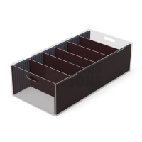 Kit for removable dividers for tray H300 Width 1200 mm