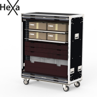 Flight-case - 1200x600xH1550 Rack à bacs Opentop®-4