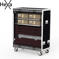 Flight-case - 1200x600xH1550 Rack à bacs Opentop®-4