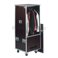 OpenRoad® H1,40m Wardrobes flight case for 12 costumes