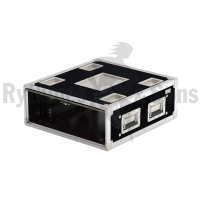 Flight-case - Rack 19' OPENTOP® suspendu 3U prof. 530mm-2