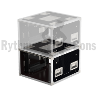 Flight-case - Rack 19' OPENTOP® suspendu 6U prof. 530mm-4