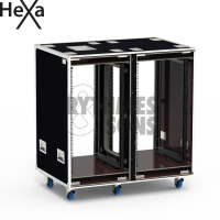 Flight-case - Rack 19' Opentop® suspendu 2x20U prof. 700 -2