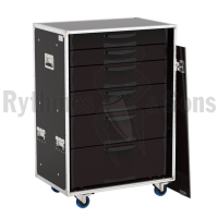 OPENROAD® storage flight case 19UT with 6 drawers