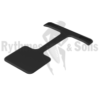 RYTHMES & SONS 800x600 Floor pad in black peinted plywood
