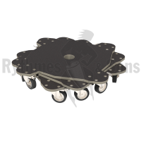Flight-case - SpinBle®, Plateau 800x800 pour rouler-dérou-2