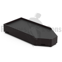 Estrade pour musicien dim. 1300x600xH200