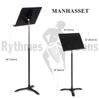 Mobilier d'orchestre - MANHASSET® #48 Pupitre Symphony #4-6