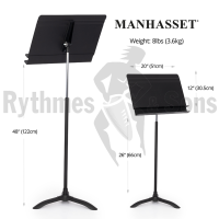 Mobilier d'orchestre - MANHASSET® #50 Pupitre Orchestral -7