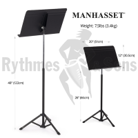 Mobilier d'orchestre - MANHASSET® #52 Pupitre Voyager #52-3