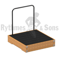 RYTHMES & SONS LEONARD® varnished beech conductor podium