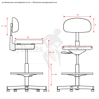 Mobilier d'orchestre - Chaise d'orchestre multi-réglable -3