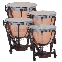 Set of 4 ADAMS 23'+26'+29'+32' Symphonic II Timpani Hammered cambered copper kettle
