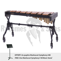 Xylophone ADAMS 3 octaves 1/2 light rosewood+Pupitre Manhasset Symphony #48