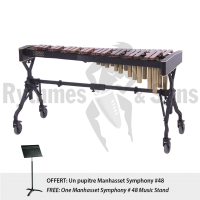 Xylophone ADAMS 4 octaves palissandre du honduras+Pupitre Manhasset Symphony #48