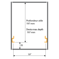 Flight-case - Rack 19' OPENROAD® 3U prof. 200mm-3