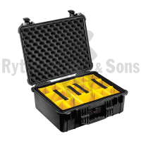 <strong>PELI™</strong> 1550 Waterproof case + padded dividers 473x360xH196 int.