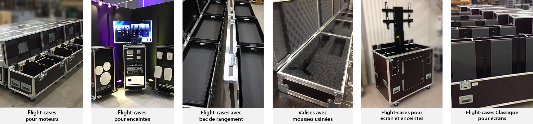 Flight-cases éclairages