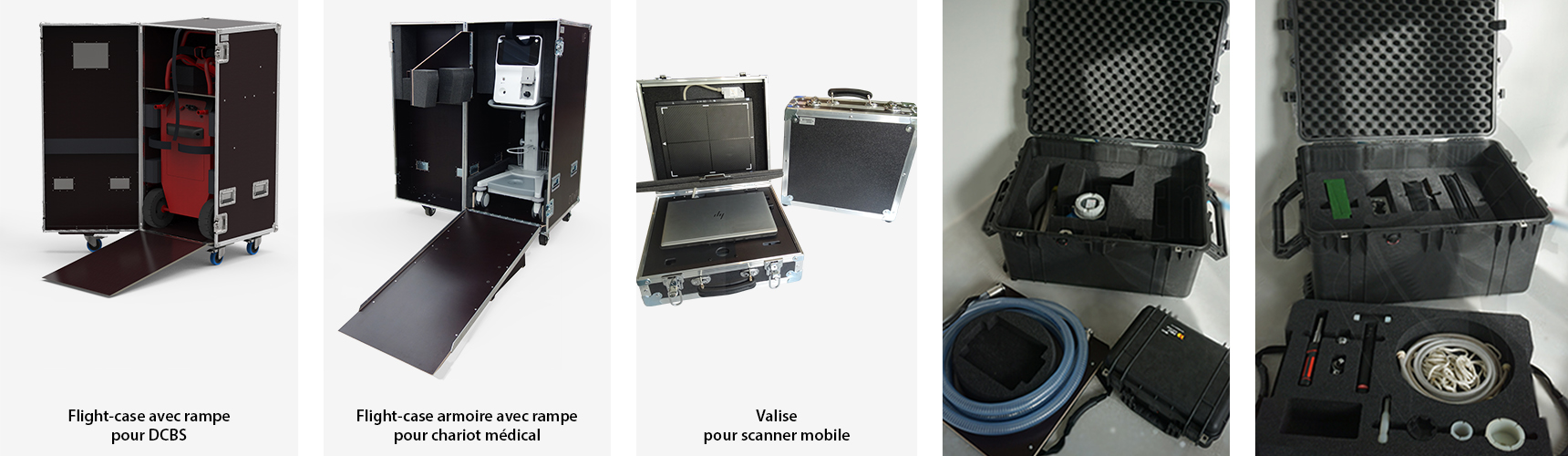 VALISE - MALLE DE TRANSPORT FLIGHT CASE POUR DEUX SCANNER